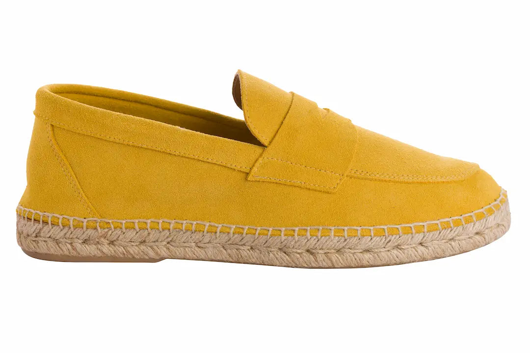 Mocasín Serraje Amarillo