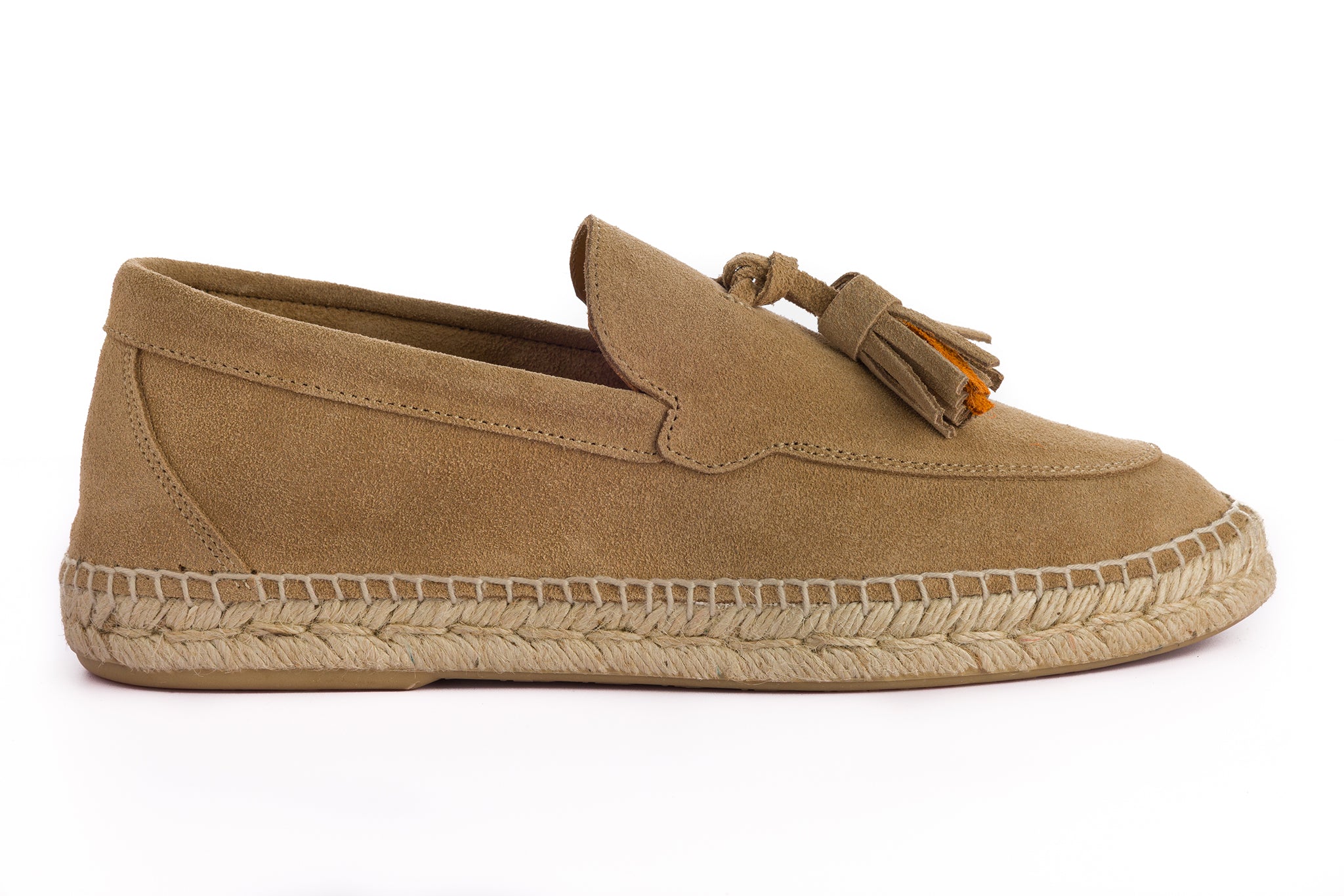 Sand Suede Tassel Loafer
