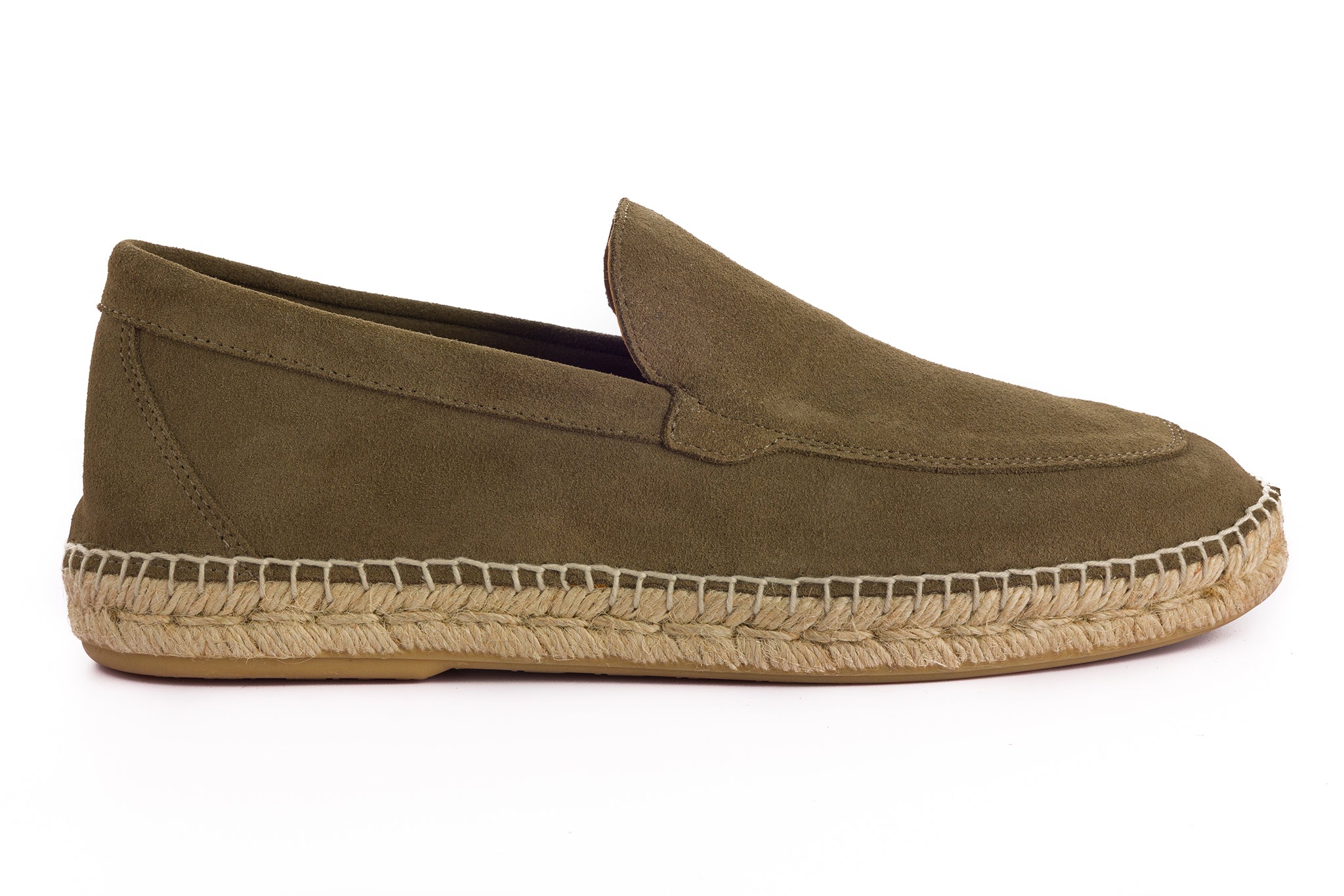 Mocasín Liso Serraje Kaki