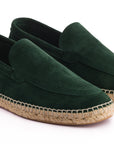 Mocasín Liso Serraje Esmeralda