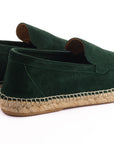 Mocasín Liso Serraje Esmeralda