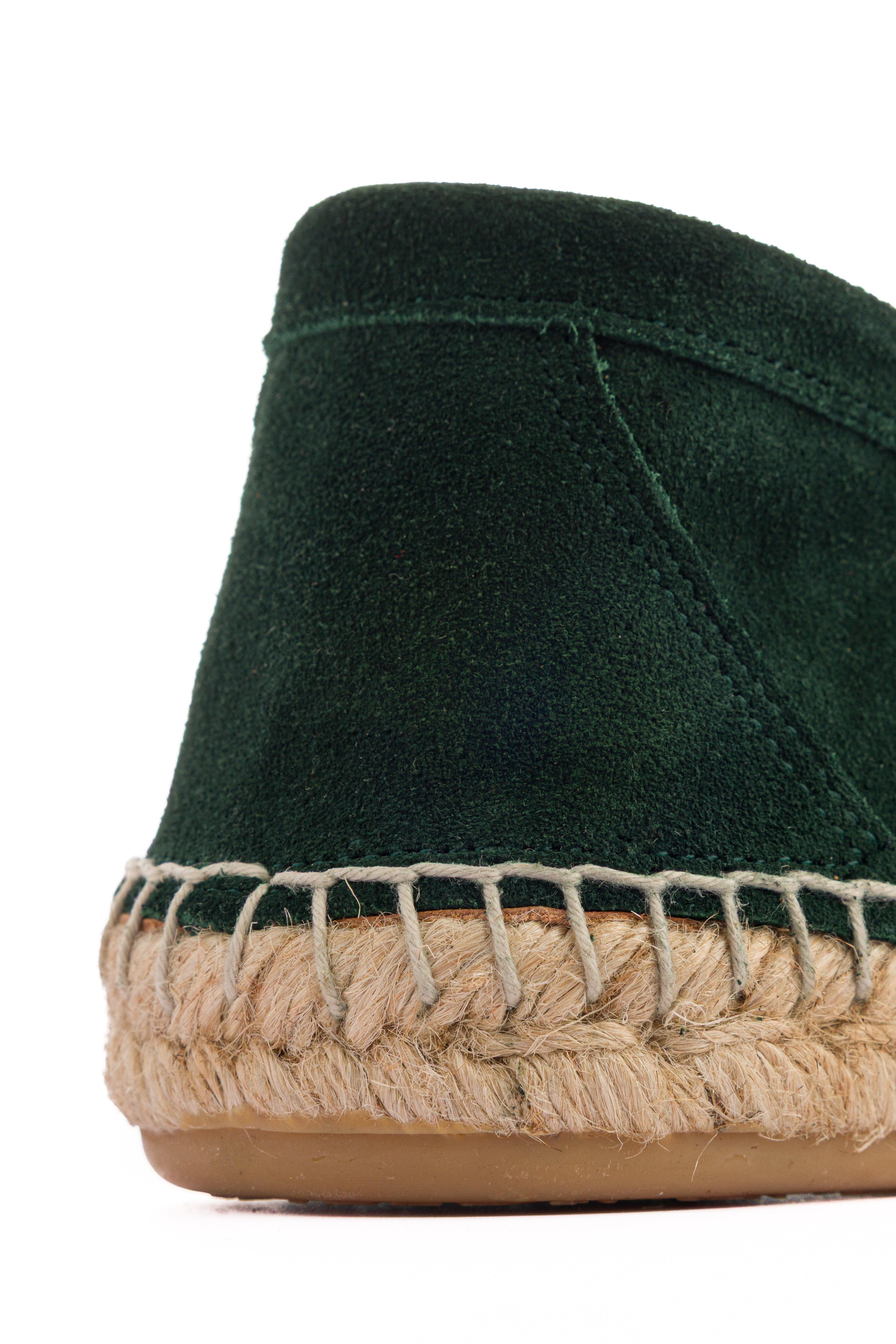 Mocasín Liso Serraje Esmeralda