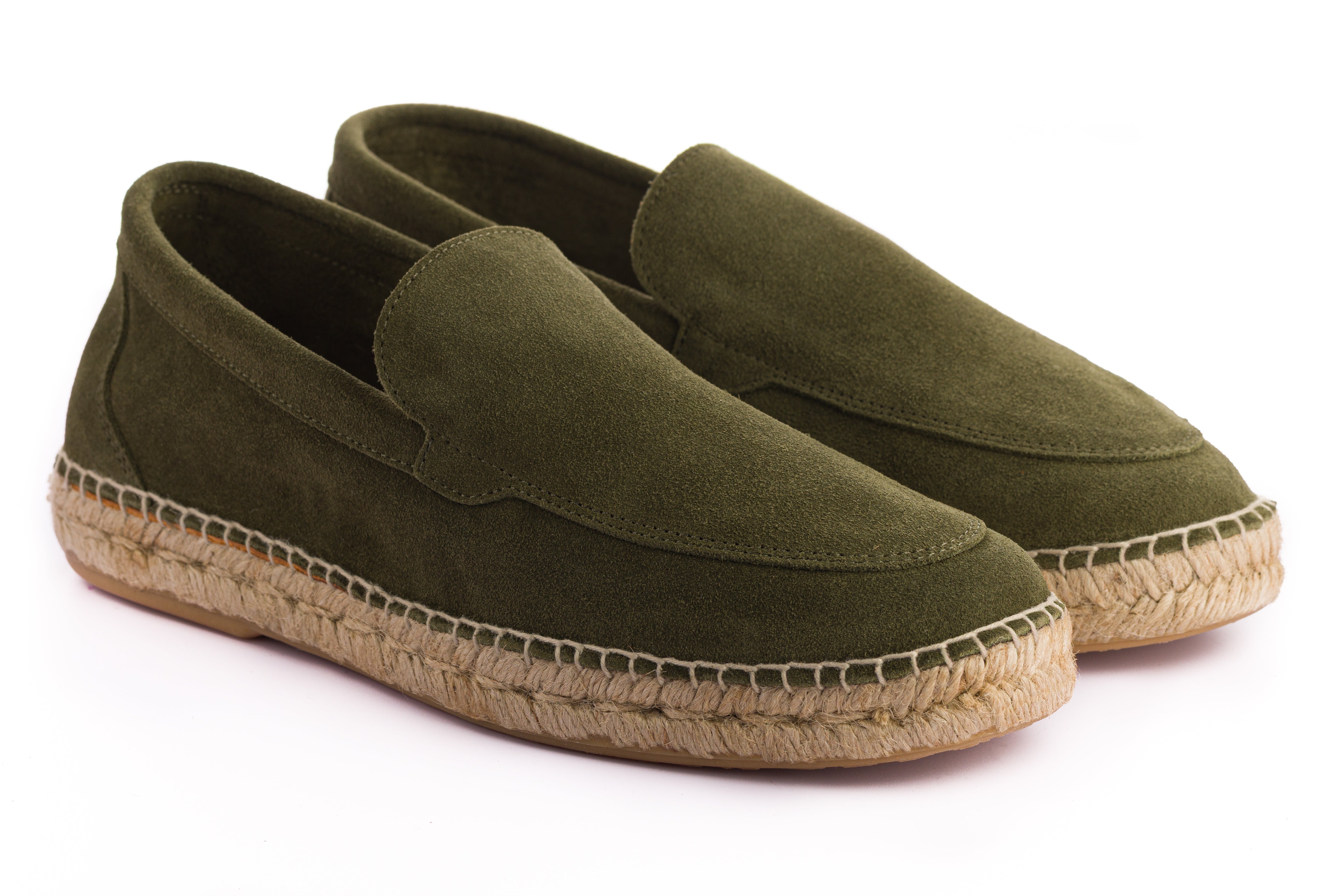 Mocasín Liso Serraje Musgo