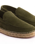 Mocasín Liso Serraje Musgo