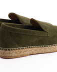 Mocasín Liso Serraje Musgo