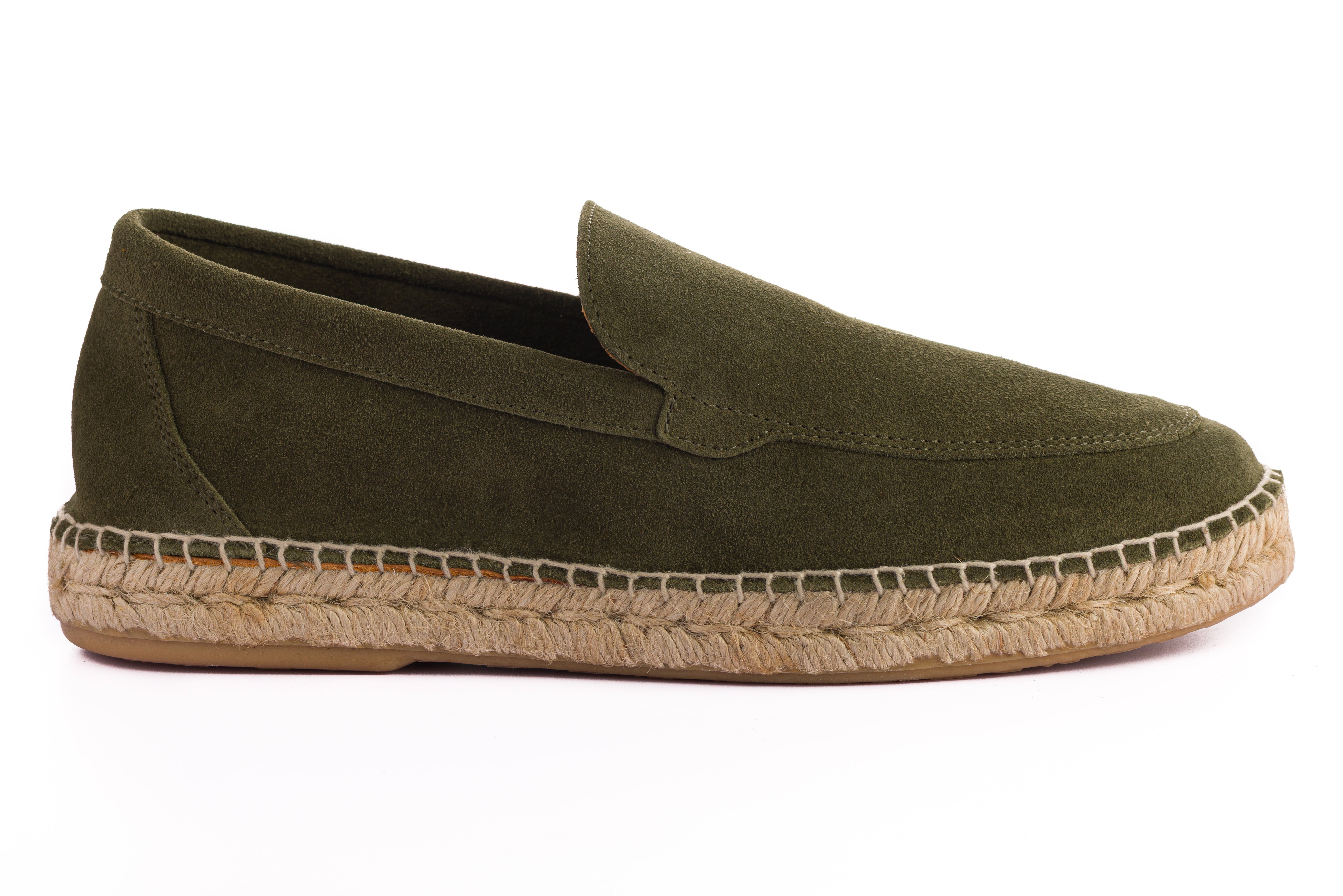 Mocasín Liso Serraje Musgo