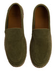 Mocasín Liso Serraje Musgo
