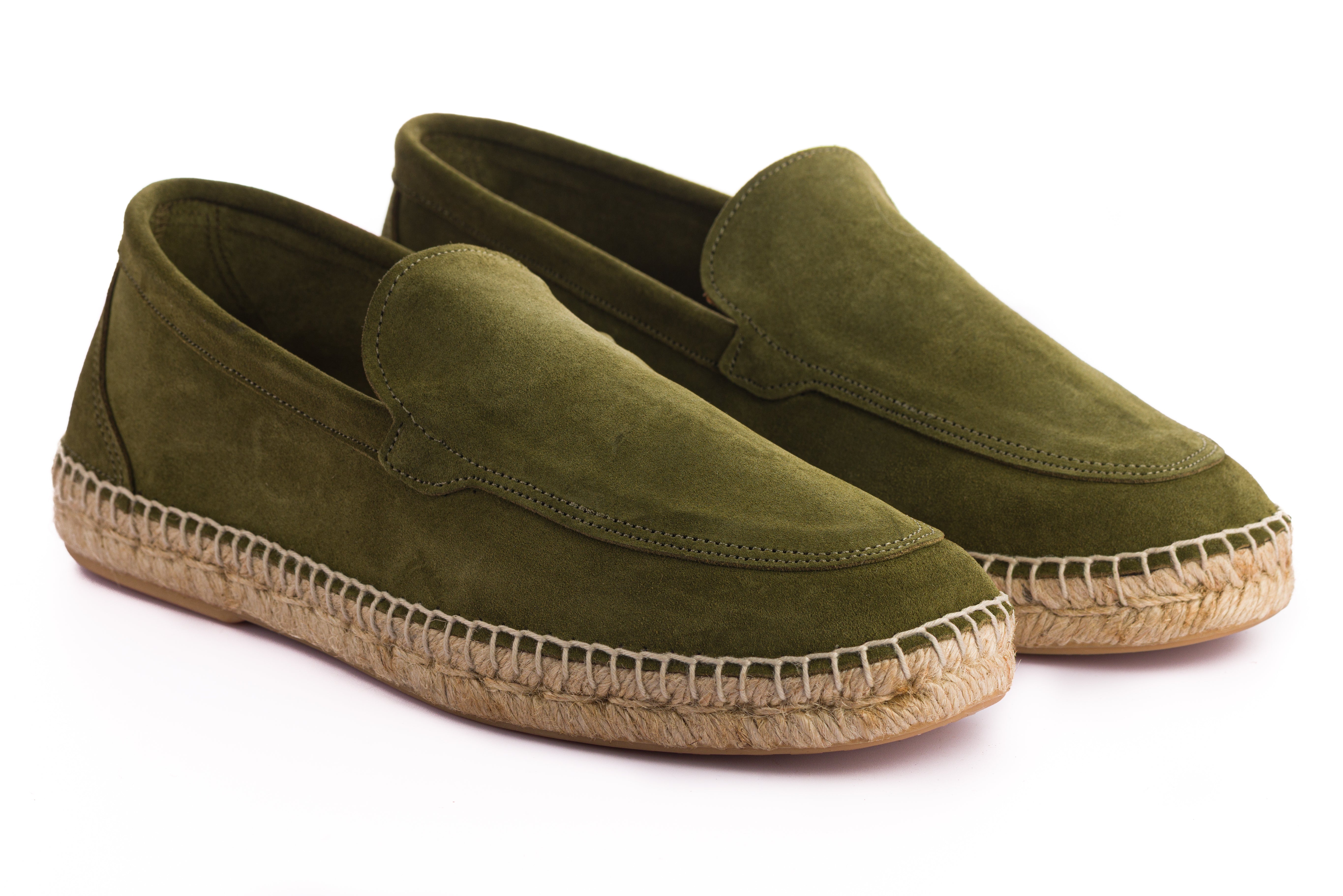 Mocasín Liso Serraje Oliva