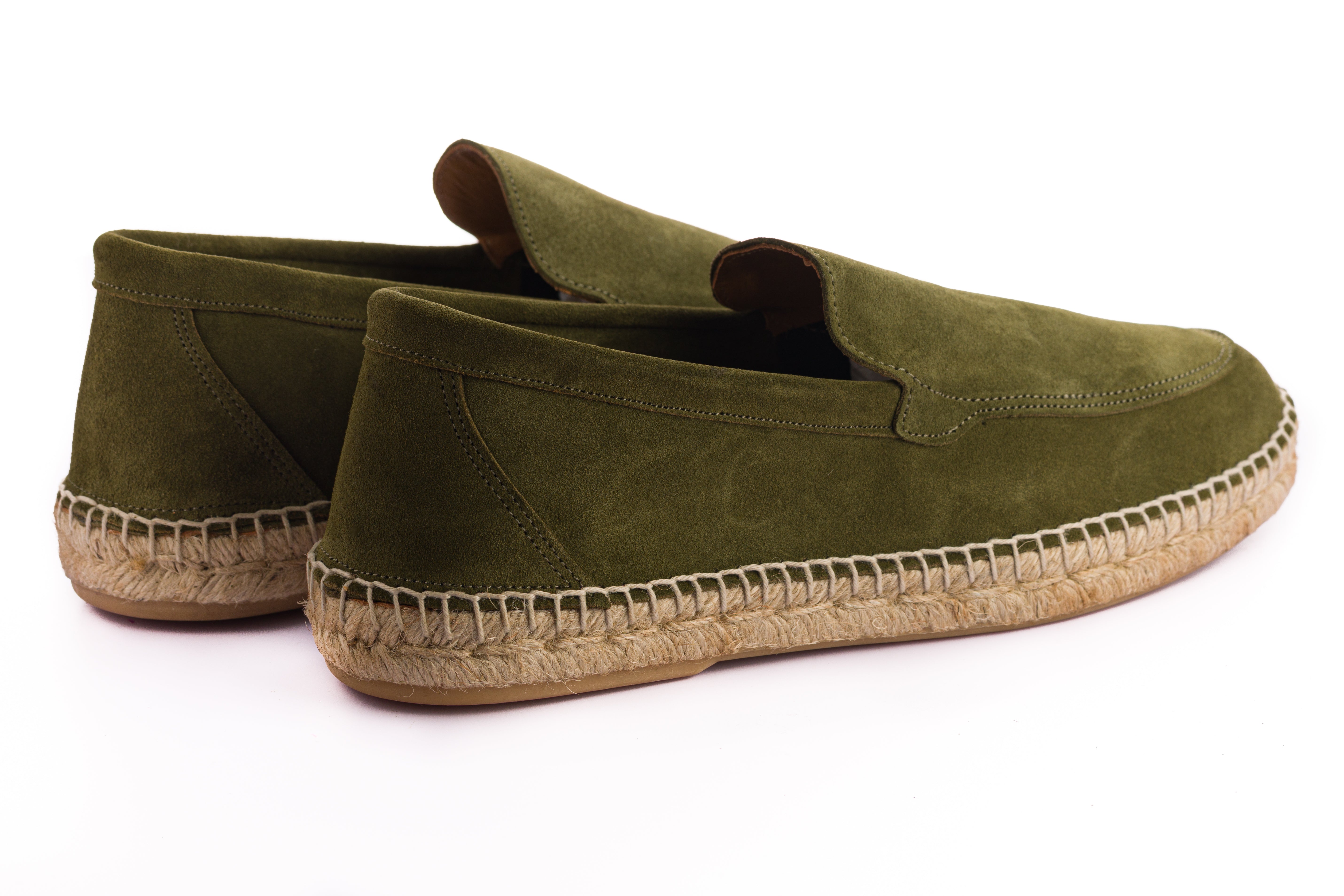 Mocasín Liso Serraje Oliva