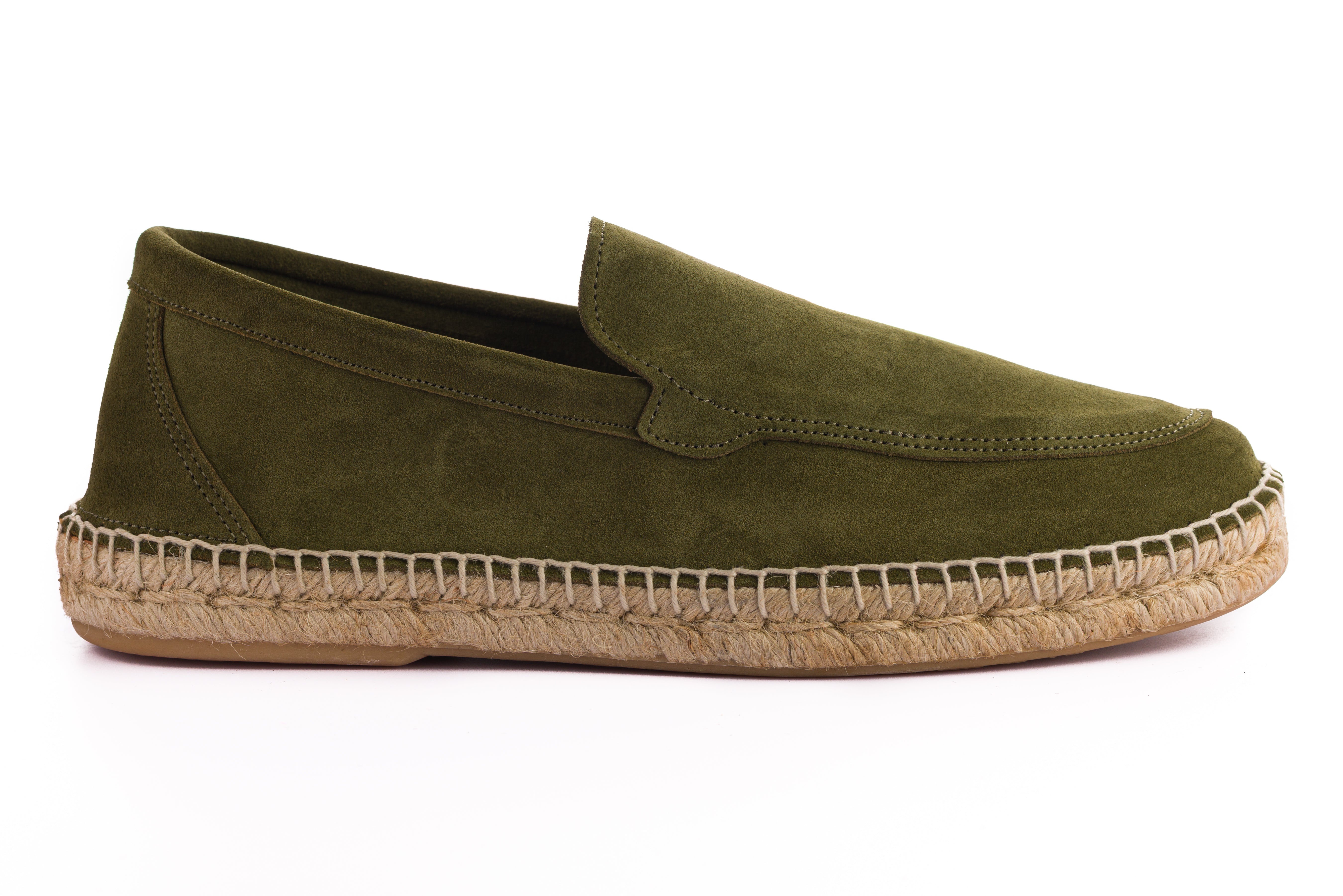 Mocasín Liso Serraje Oliva