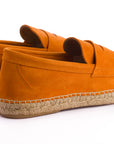Mocasín Serraje Naranja