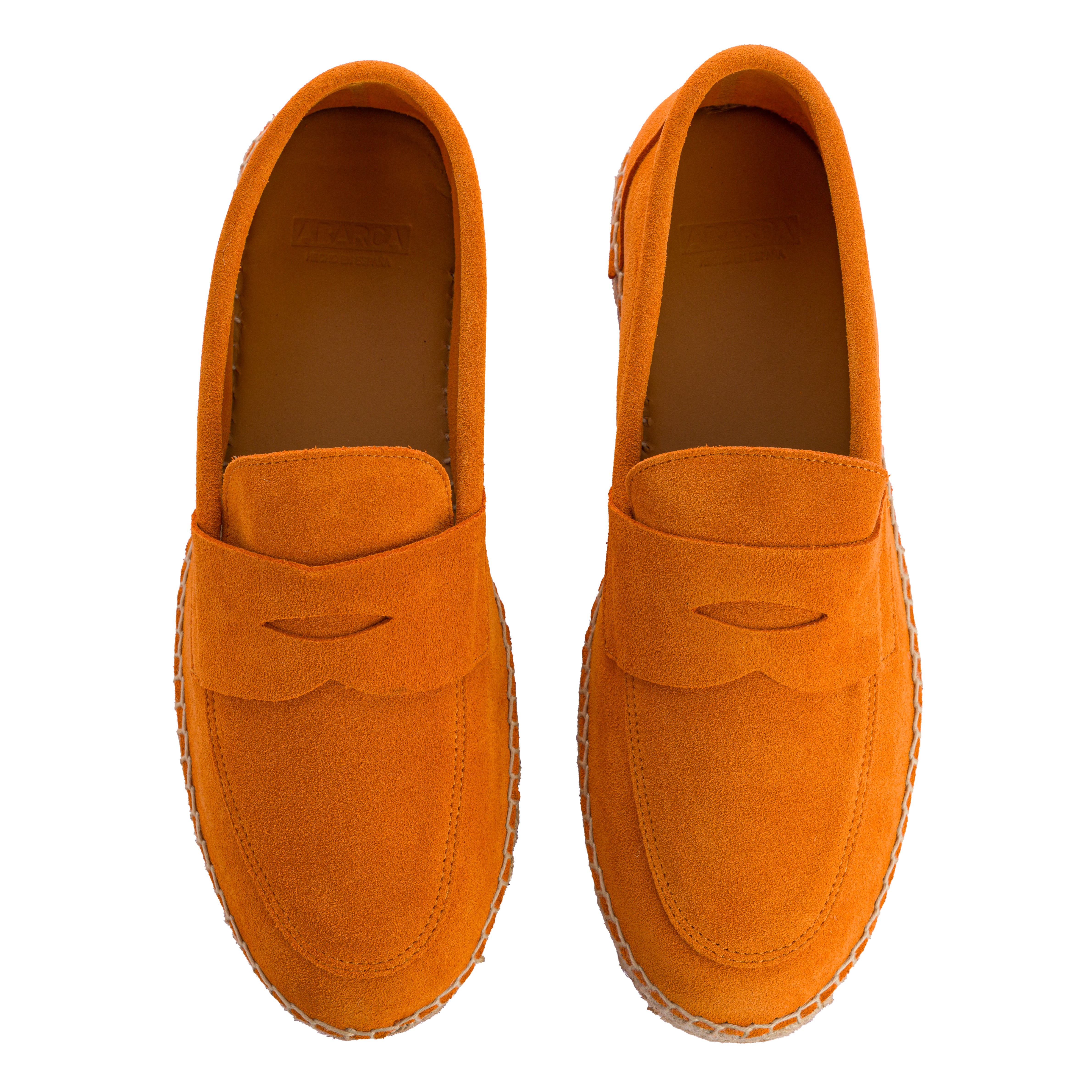 Mocasín Serraje Naranja
