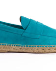 Mocasín Serraje Turquesa
