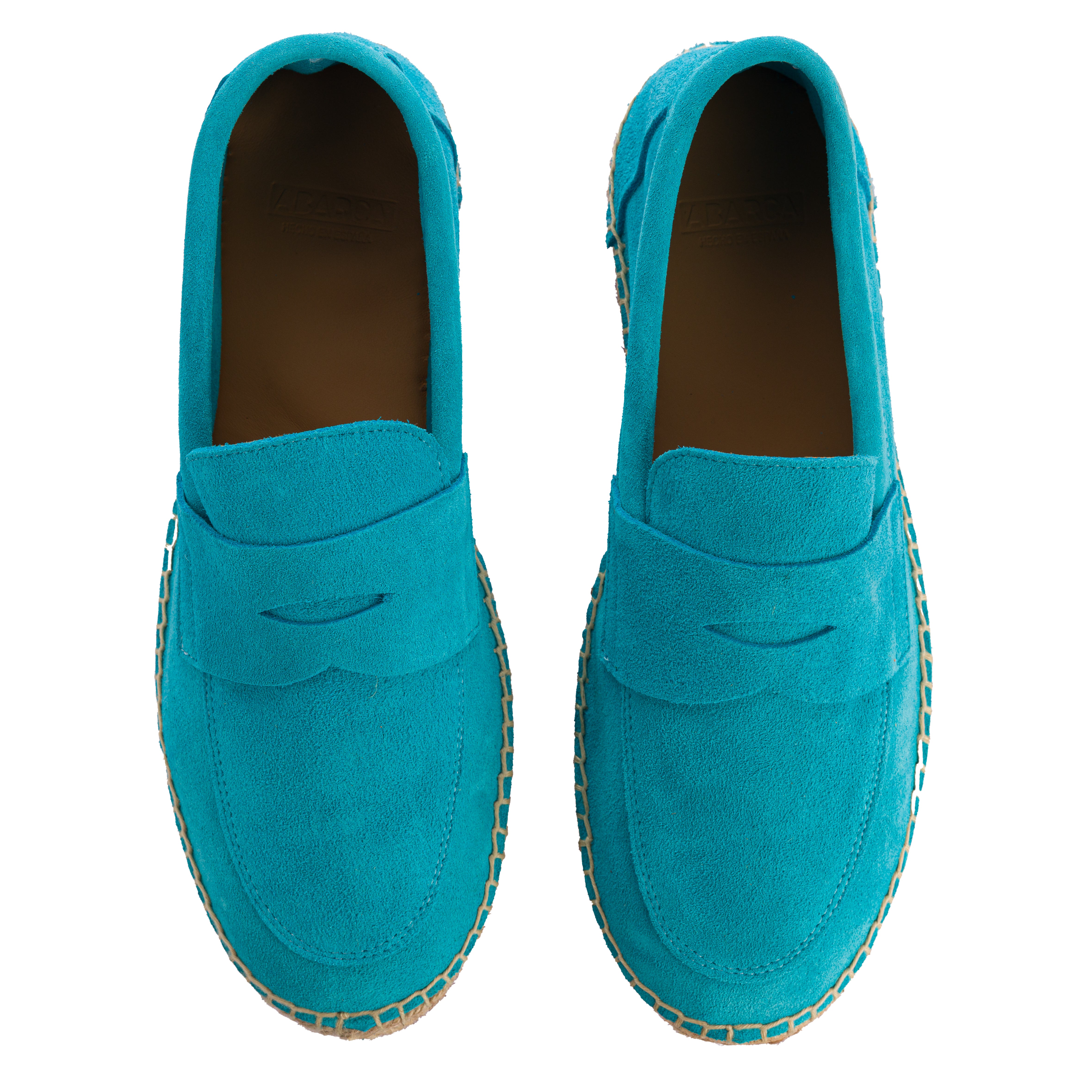 Mocasín Serraje Turquesa