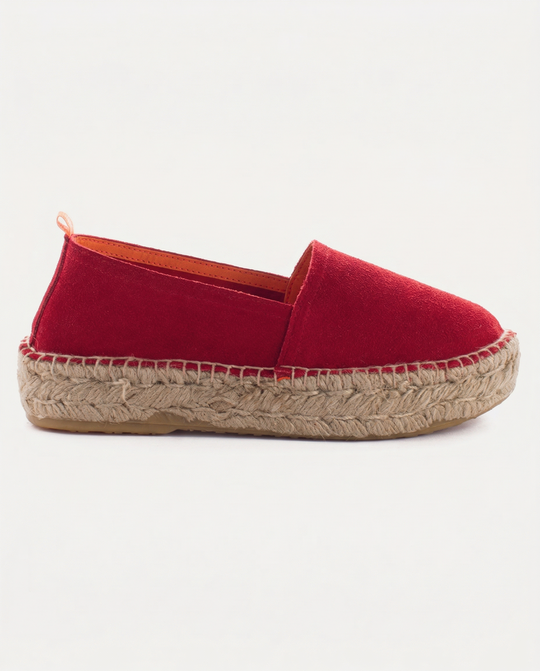 Camping Piel Serraje Rojo Mujer