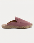 Mocasín Slipper Piel Serraje Pink