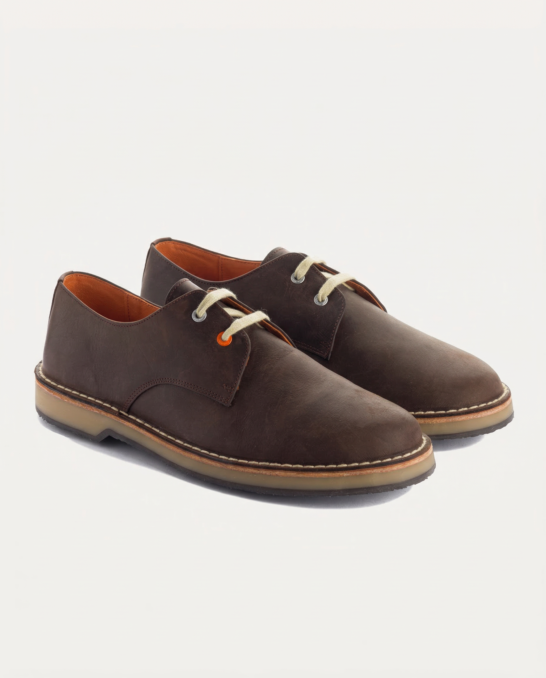 Blucher Piel Encerada Café