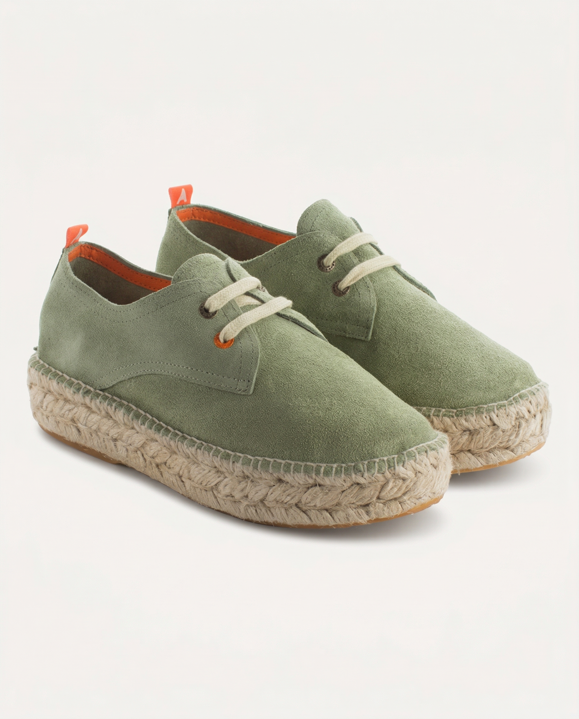 Mint Suede Blucher Shoes
