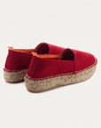Camping Piel Serraje Rojo Mujer