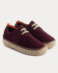 Blucher Piel Serraje Berenjena
