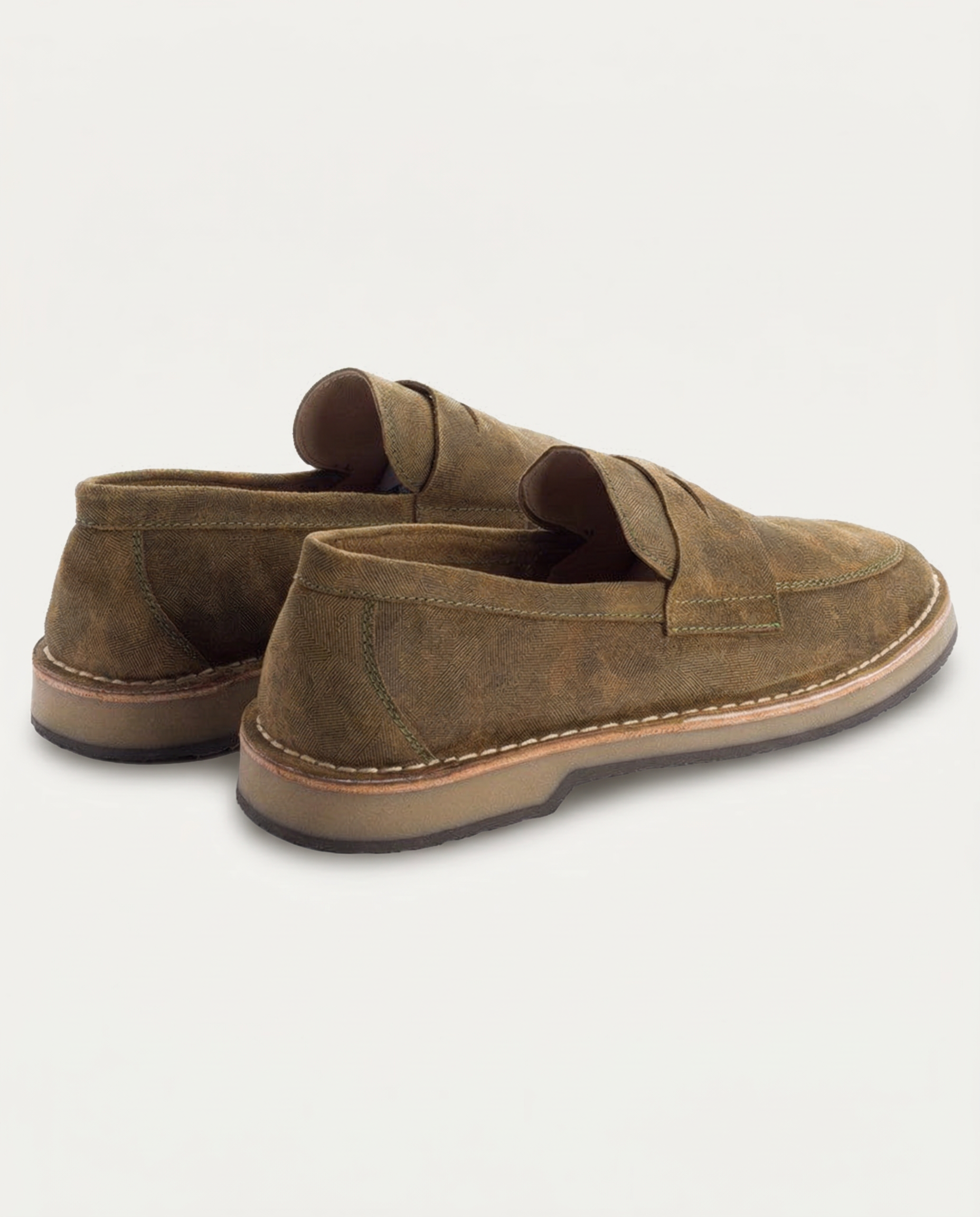 Mocasín AB Piel Serraje Militar