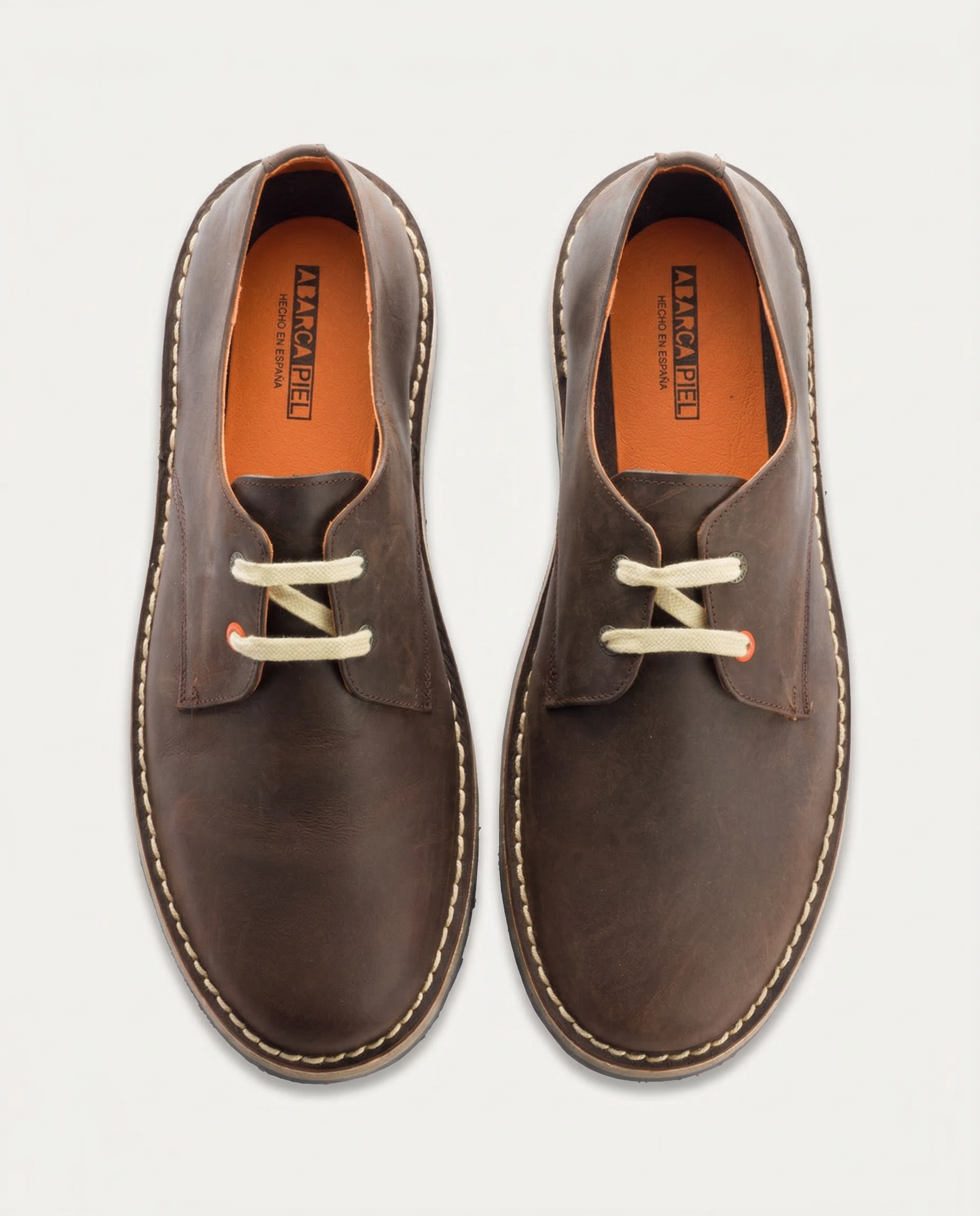 Blucher Piel Encerada Café