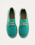 Turquoise Suede Blucher