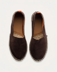 Suede Leather Camping Chocolate