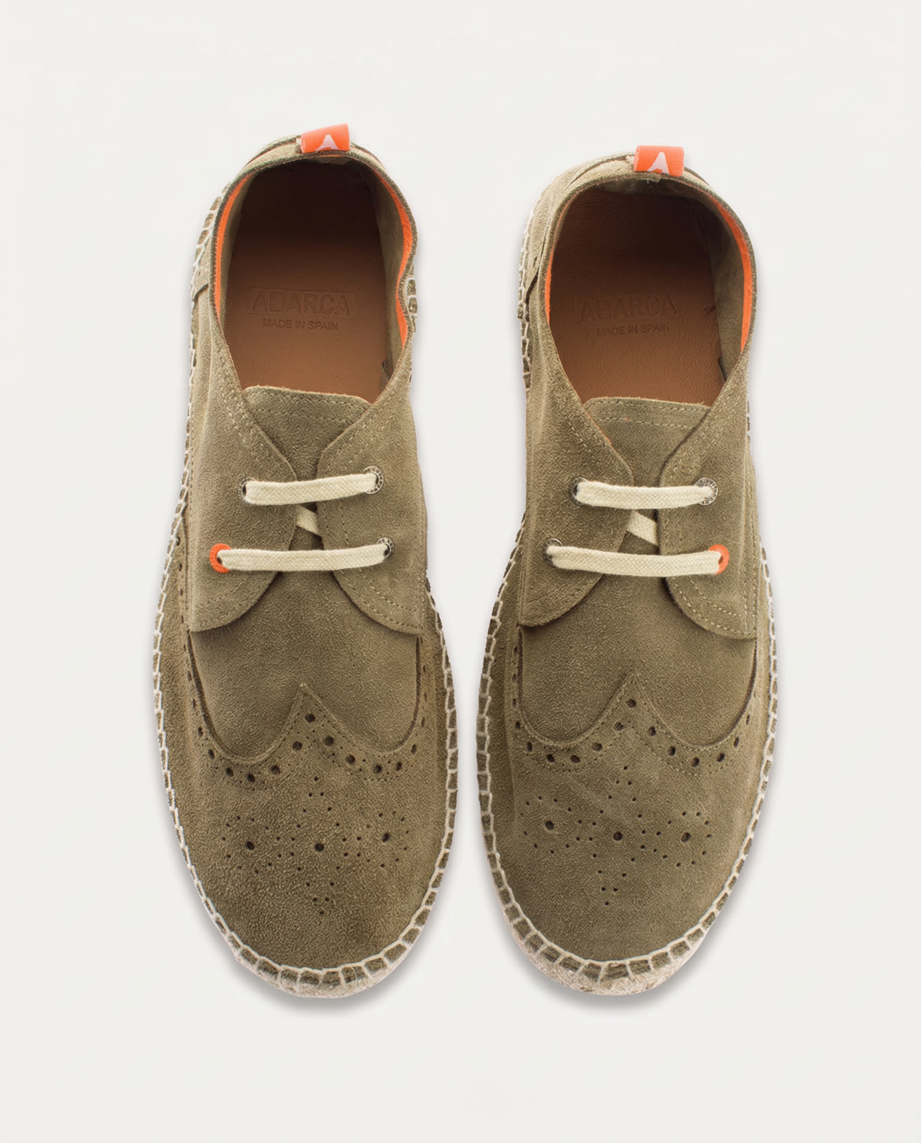 Khaki Leather Oxford
