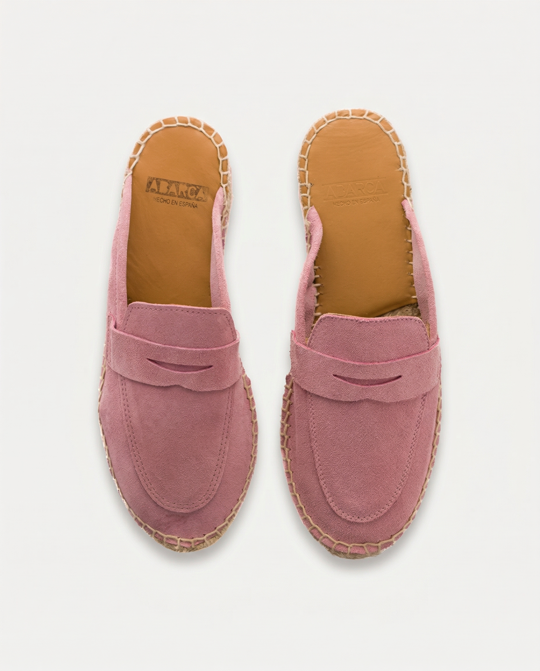 Mocasín Slipper Piel Serraje Pink