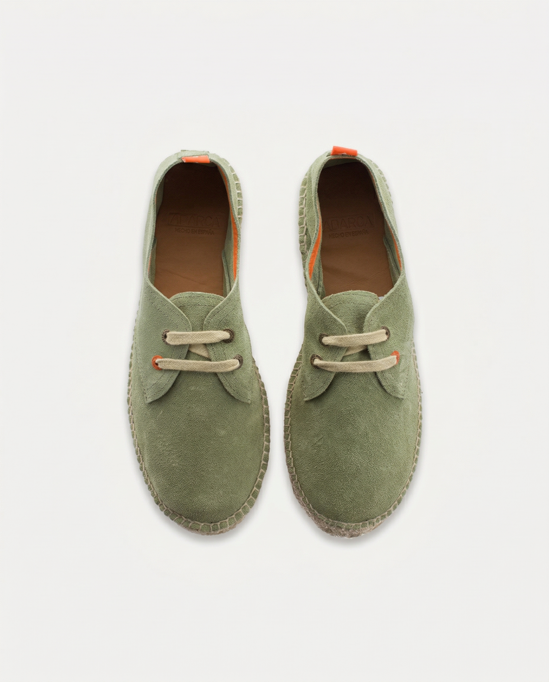 Mint Suede Blucher Shoes