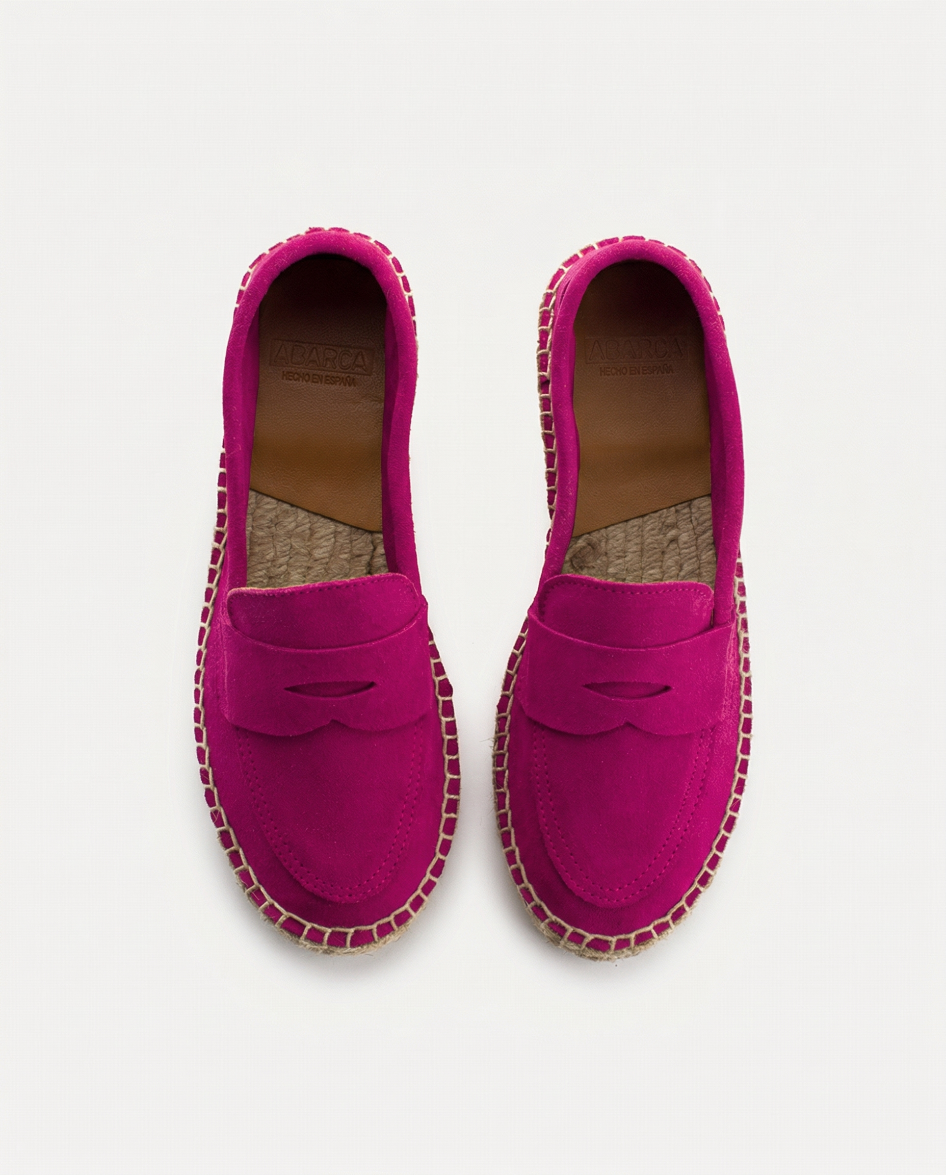 Mocasín Piel Serraje Fucsia