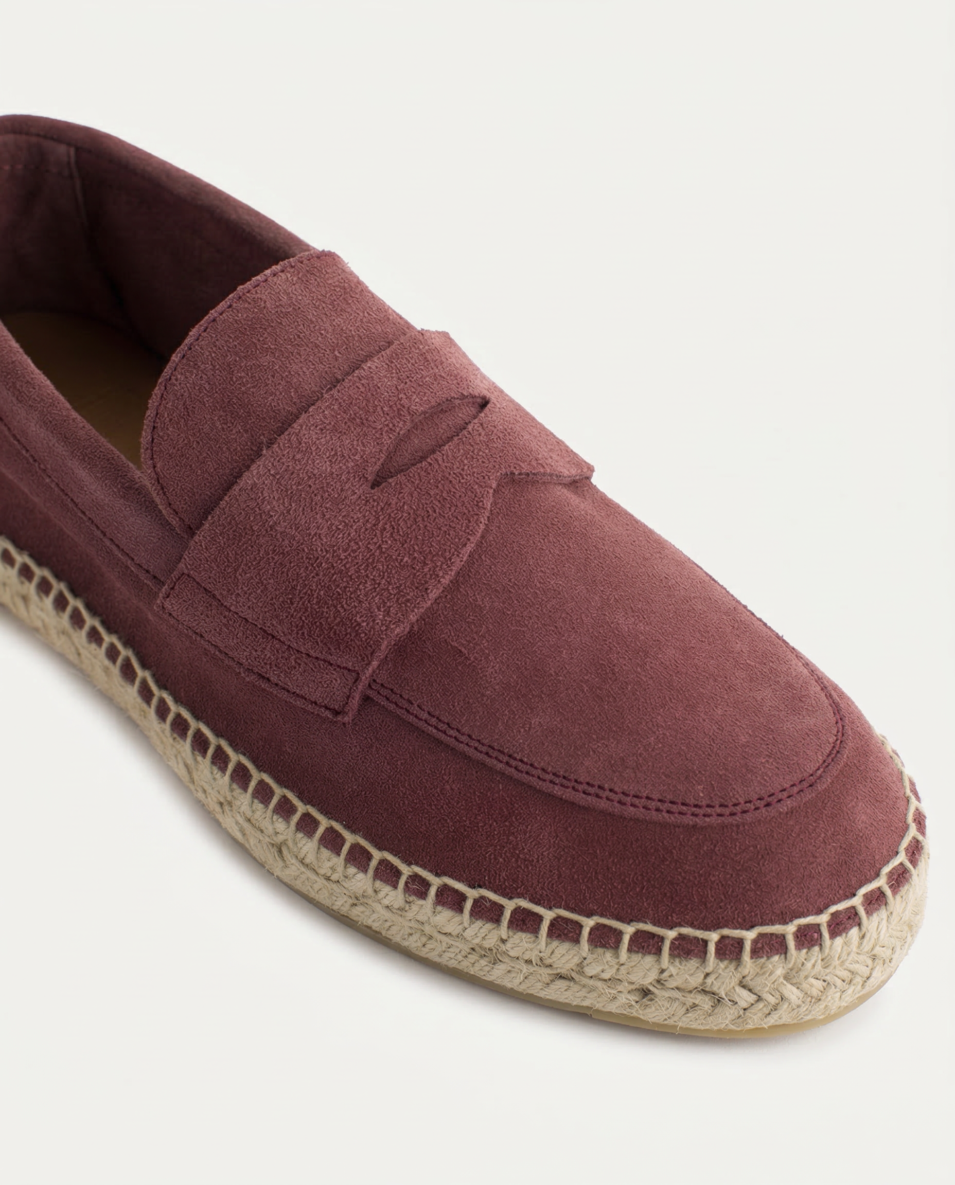 Mocassino in pelle viola