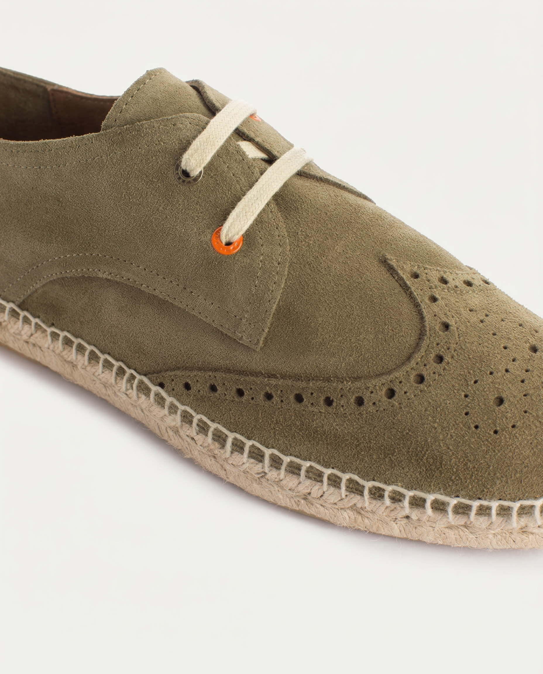 Khaki Leather Oxford