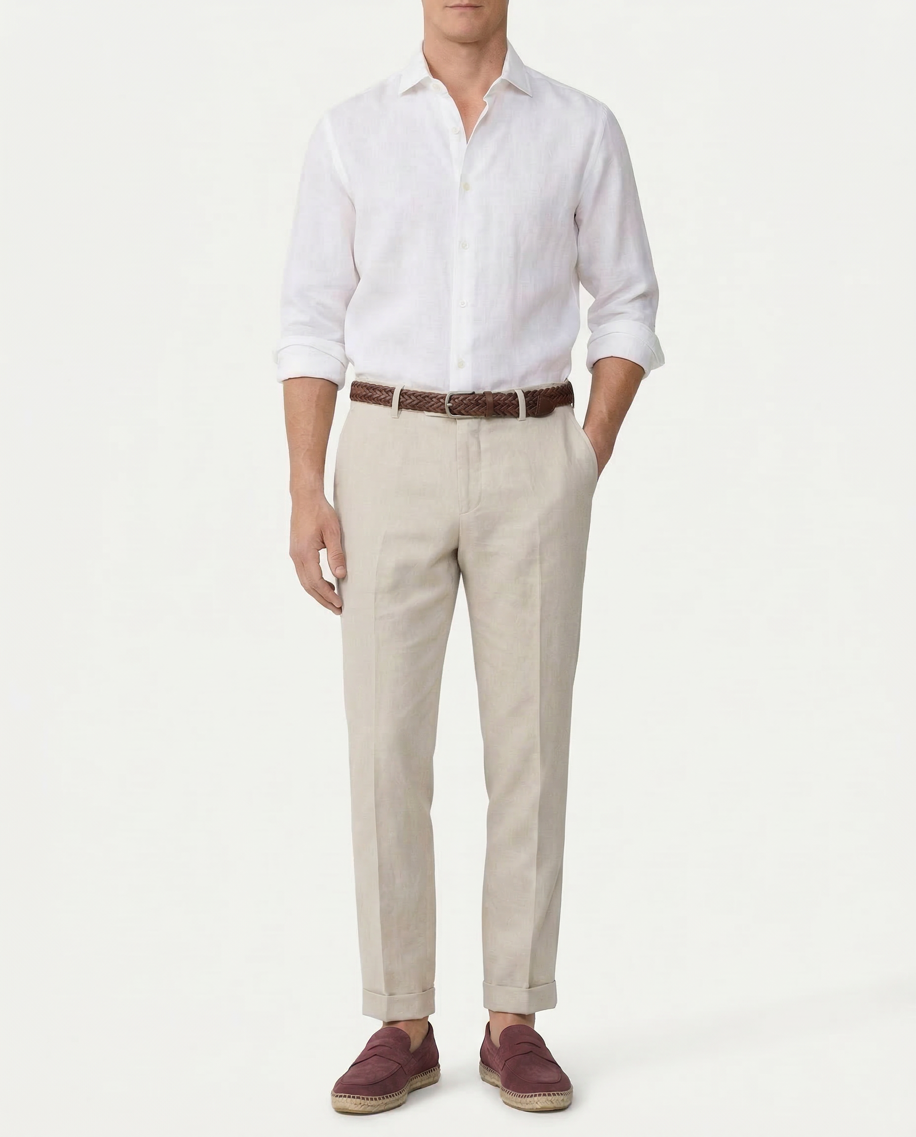 Mocassino in pelle viola