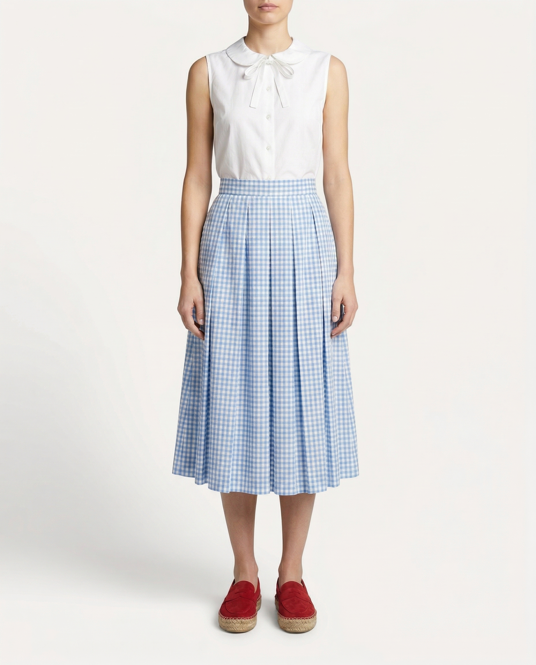 Mocasín Piel Serraje Rojo