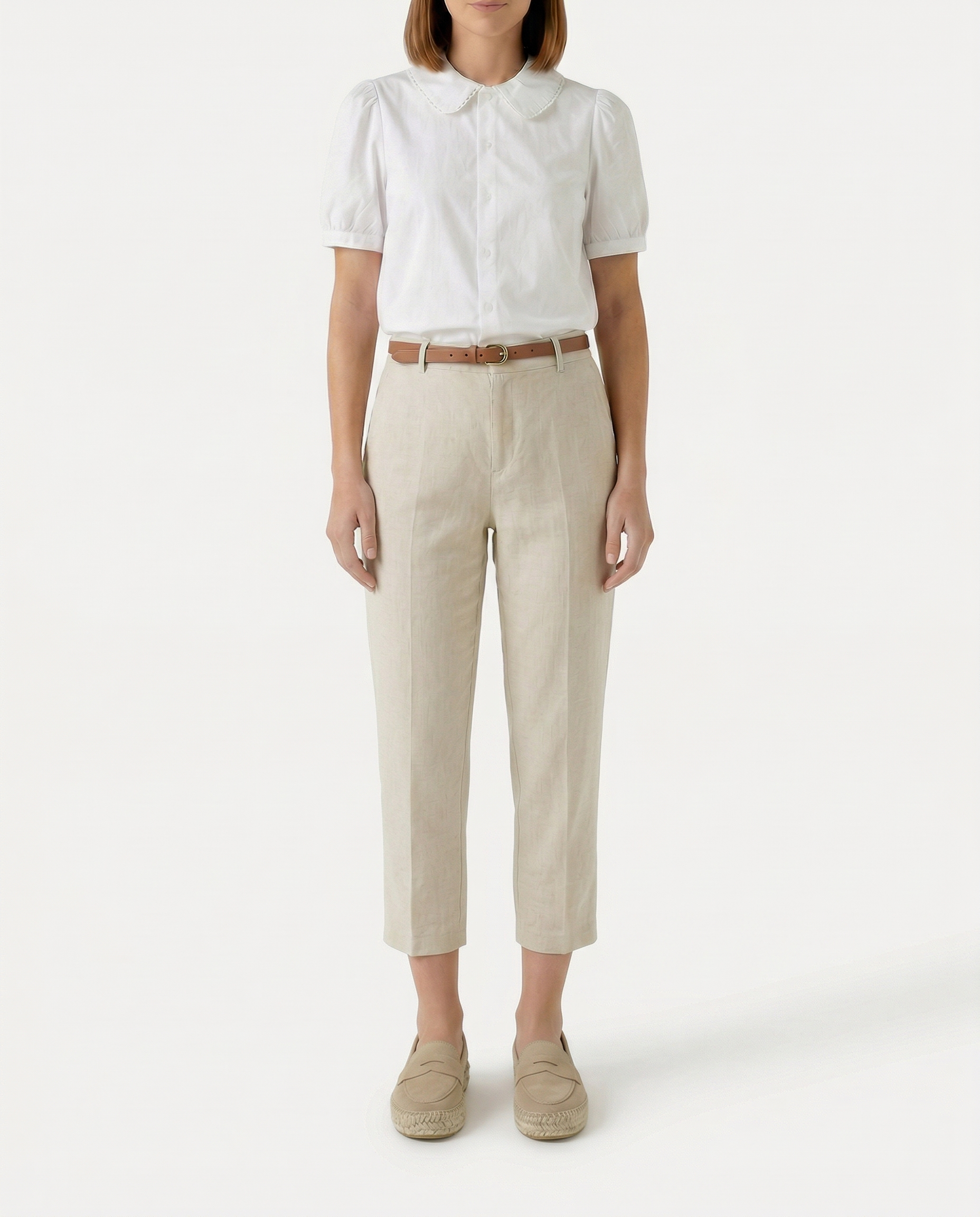 Mocassino in Pelle Beige