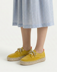 Lemon Suede Blucher