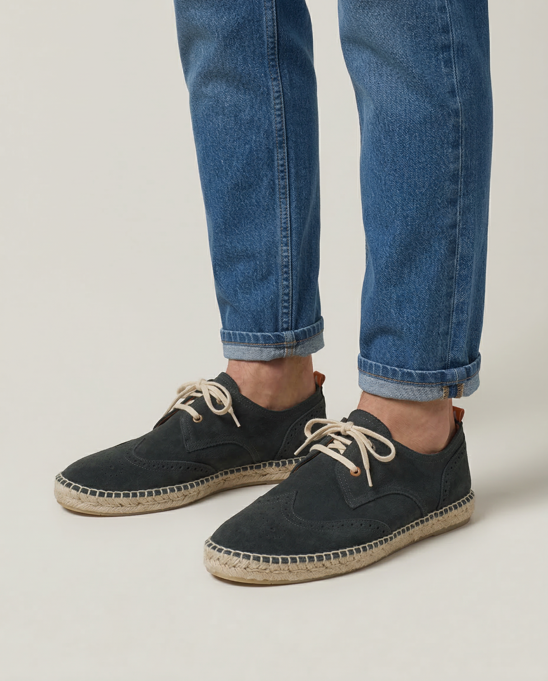 Anthracite Leather Oxford 852