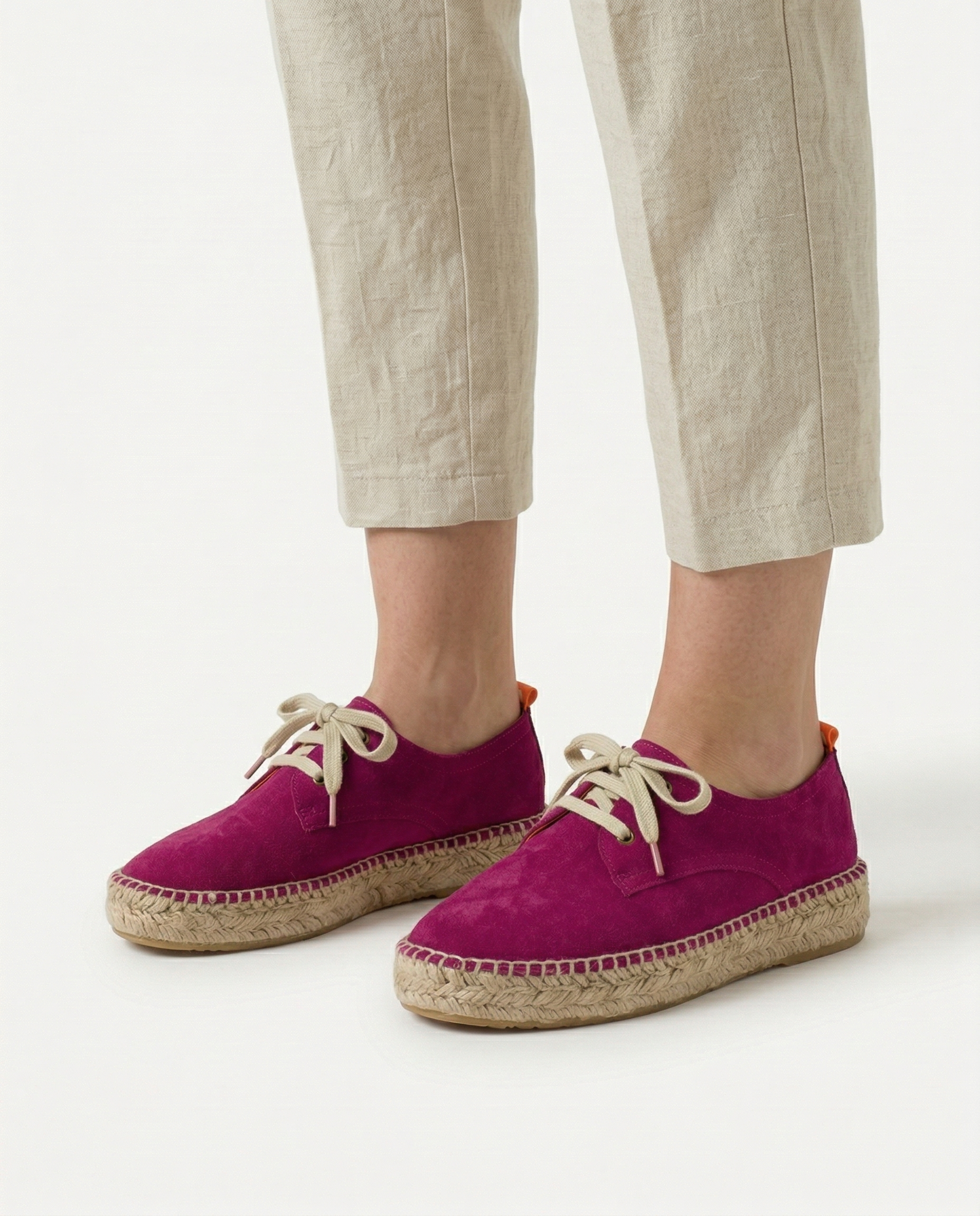 Blucher Piel Serraje Fucsia