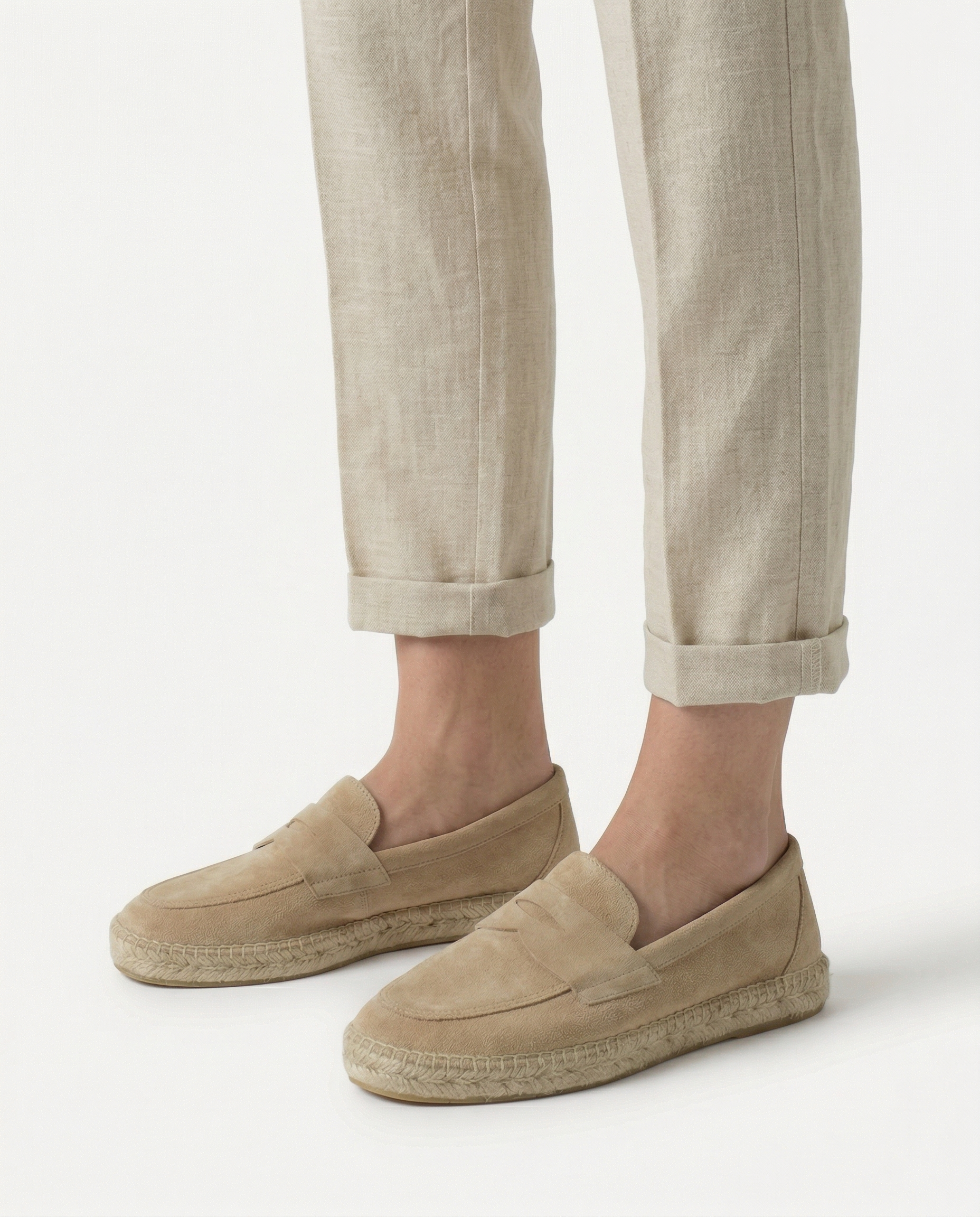 Mocassino in Pelle Beige