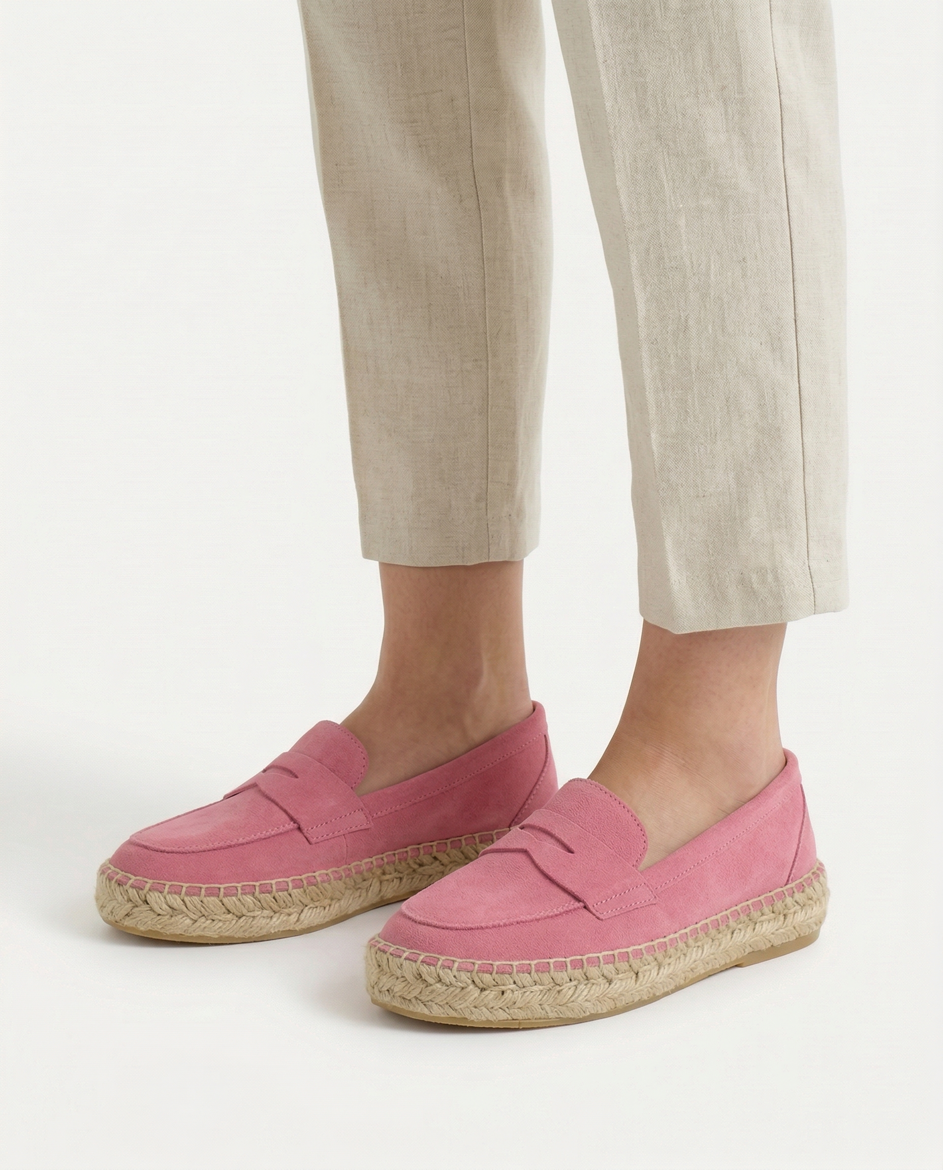 Bubblegum Leather Moccasin