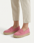 Bubblegum Leather Moccasin
