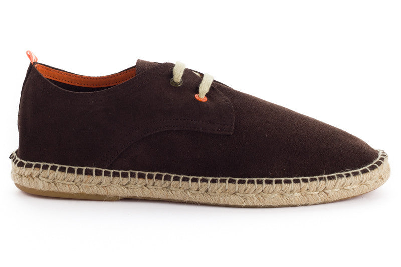 Buy chocolate leather blucher. Espadrilles online for men. Espadrilles ...
