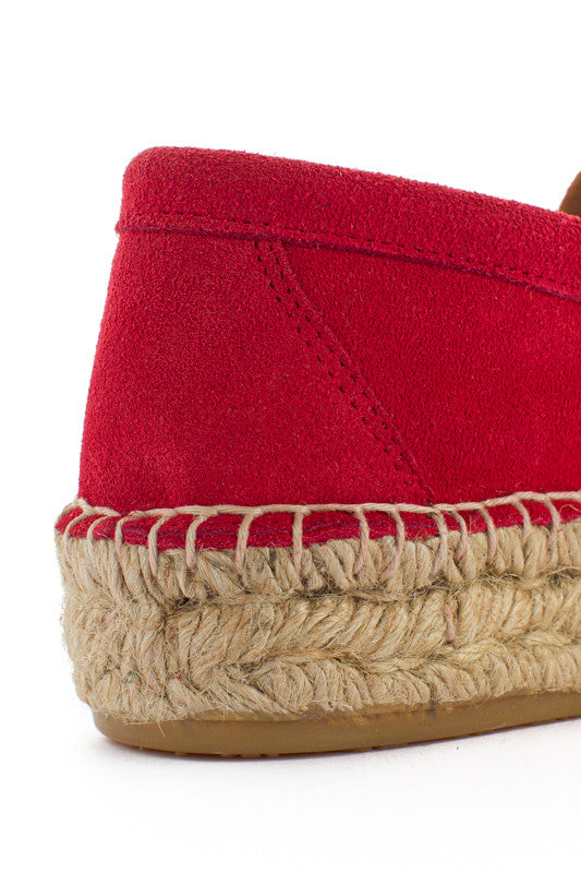 Red Leather Moccasin 556
