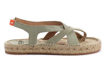 Terra Formentera khaki jute sandals