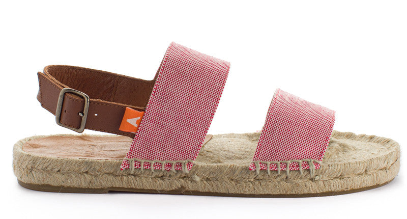 Pascale Domine Red Jute sandals