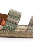 Pascale Mayoral Green Jute sandals