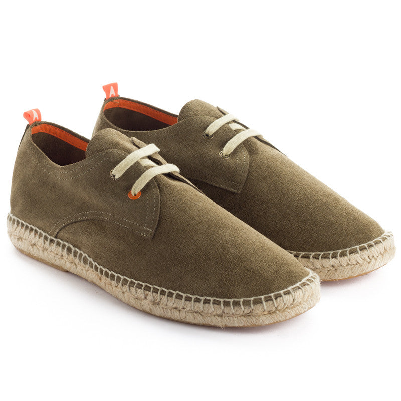 Blucher in pelle kaki 19