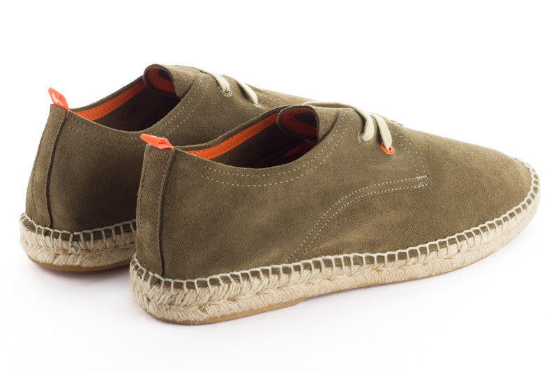 Blucher in pelle kaki 19